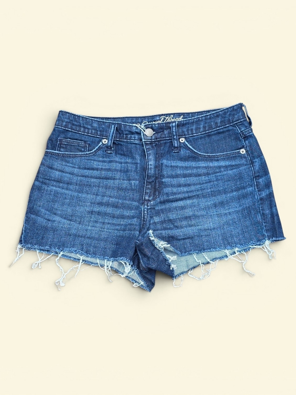 Universal Thread High Rise Shortie Denim Jean Shorts - Size 6/28R